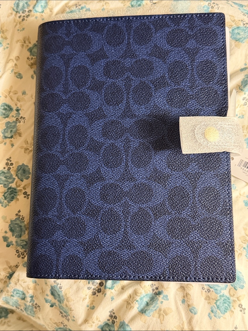 📘💙📘 COACH NOTEBOOK IN SIGNATURE CANVAS  📘💙📘 NWT 📘💙📘